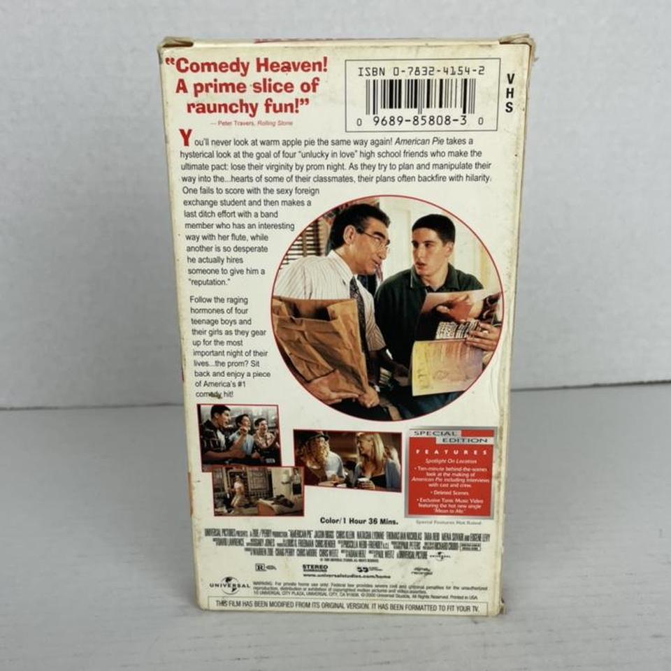 American Pie VHS Special Edition 2000 Tested and... - Depop