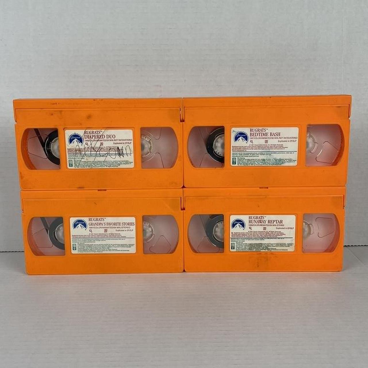 Vintage Nickelodeon Rugrats Orange VHS Lot of... - Depop