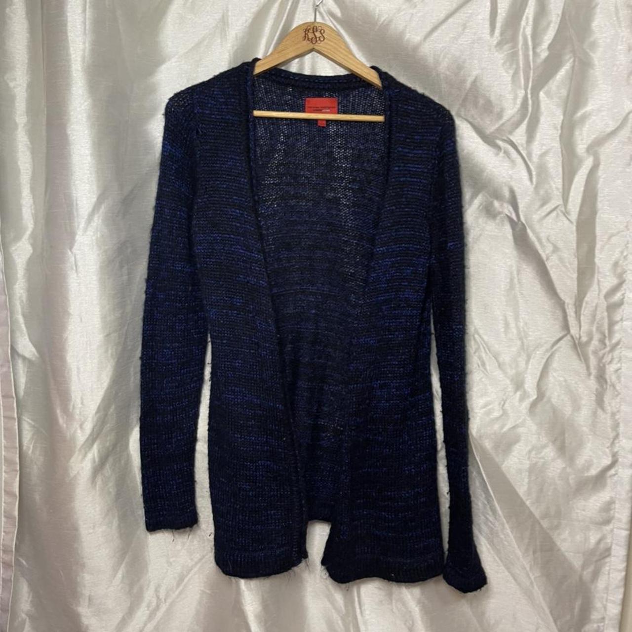 Narciso Rodriguez Women's Black and Blue Cardigan