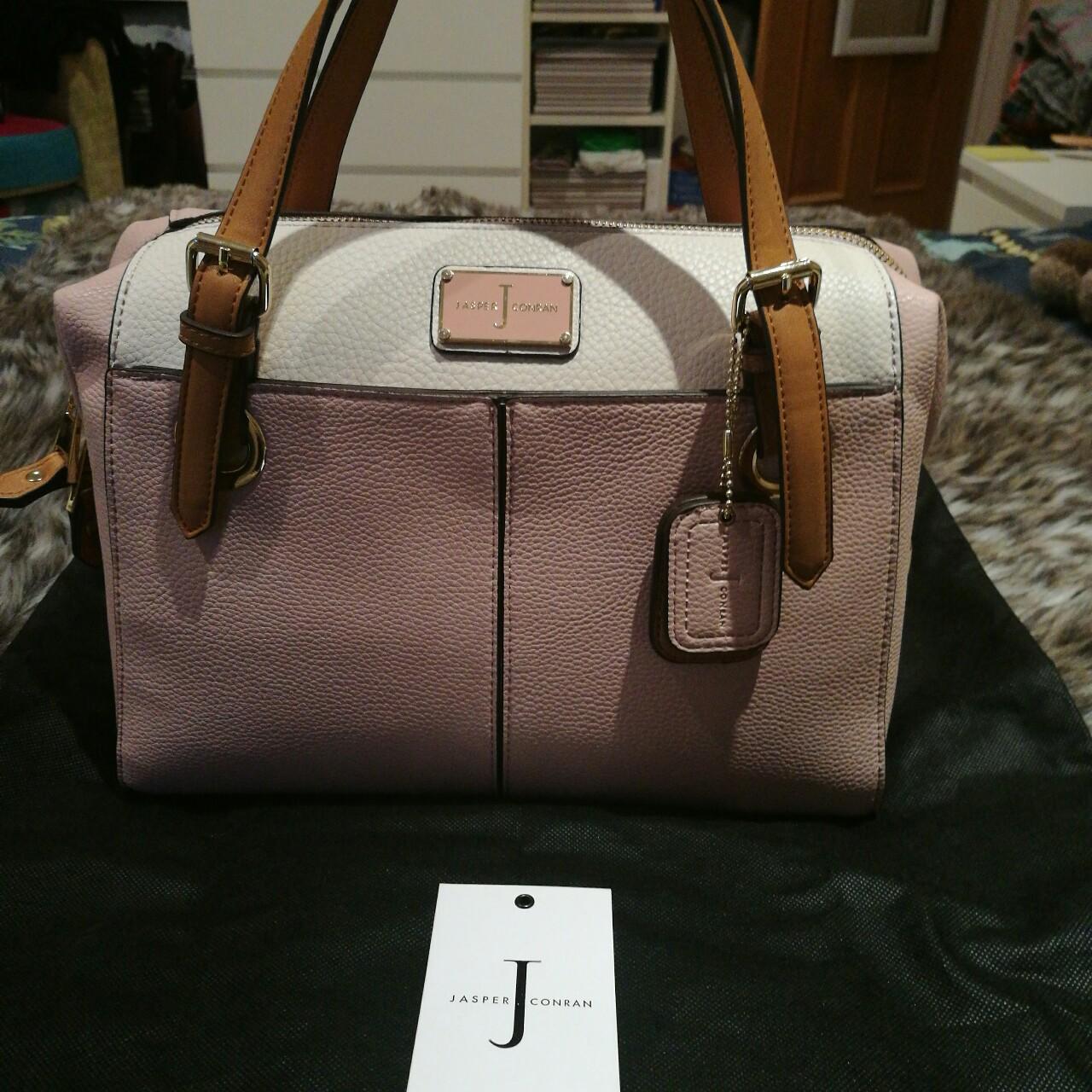 JASPER CONRAN Light pink leather handbag Brand new Depop