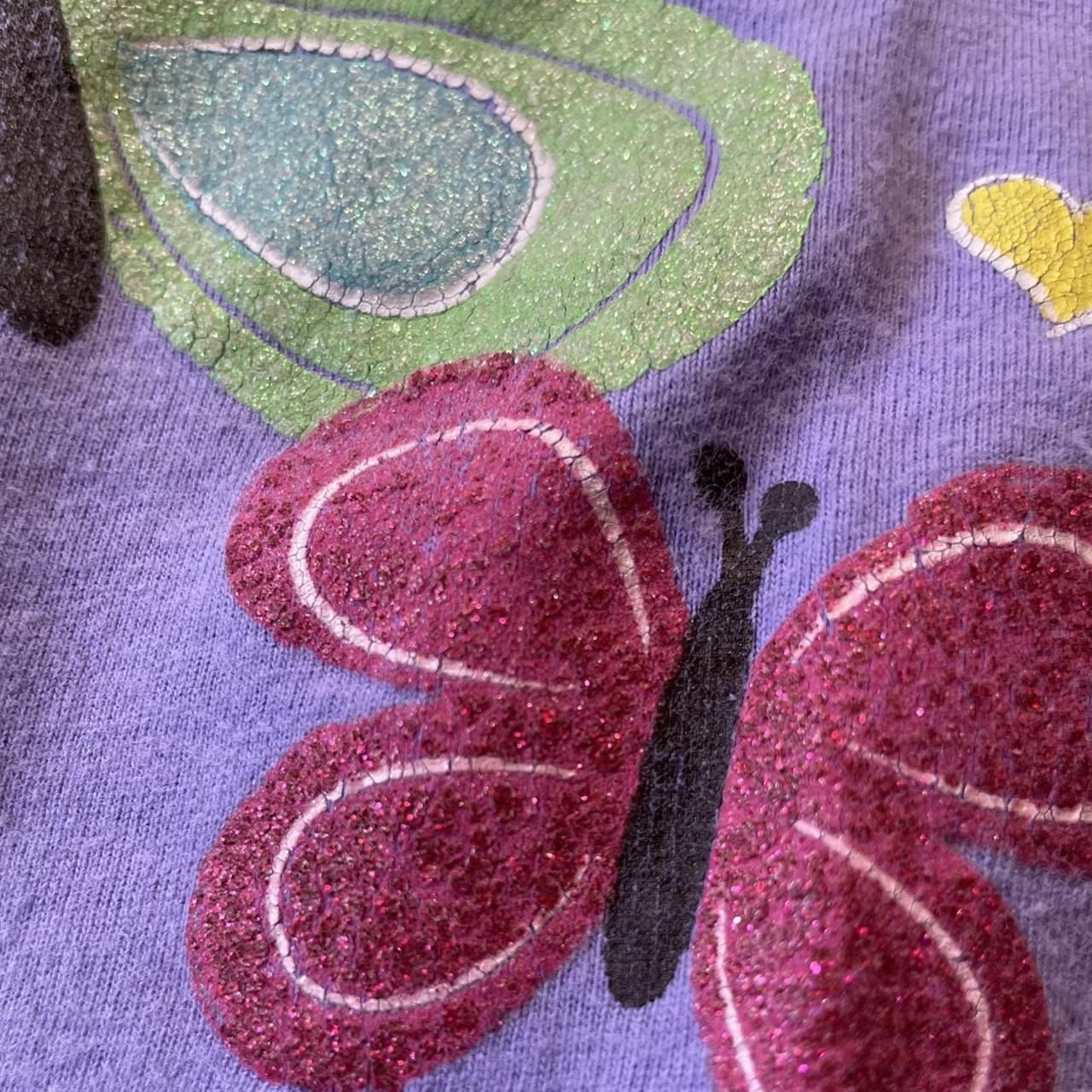 Adorable lavender butterfly baby tee! 🦋 With faint... - Depop