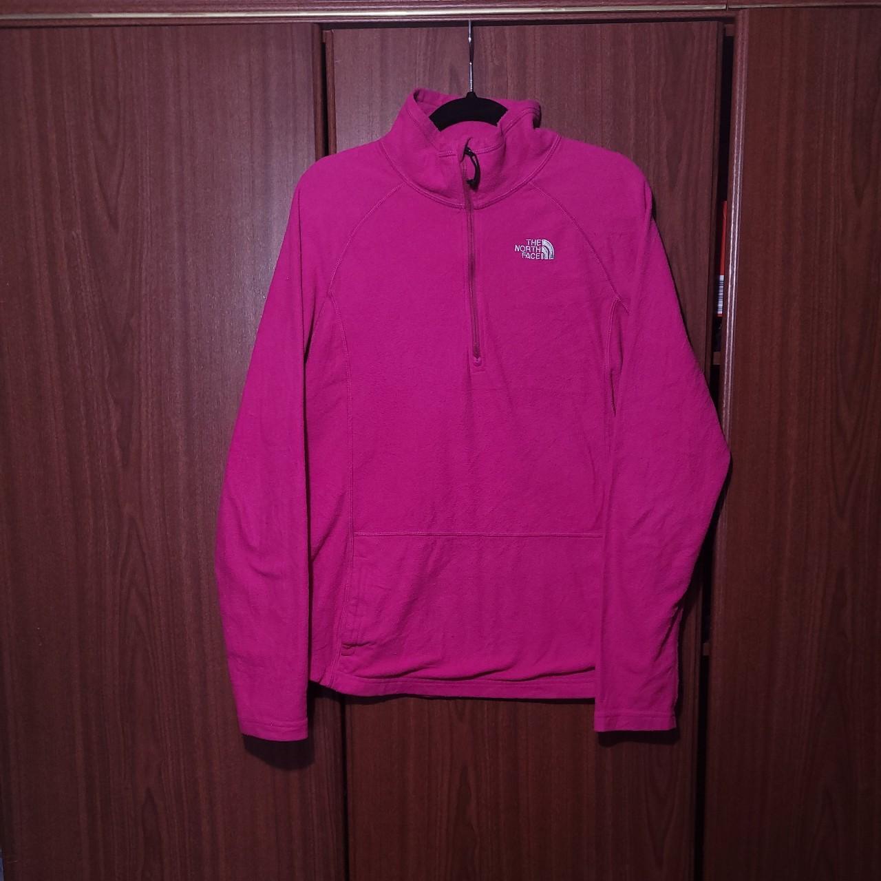 womens north face fleece pink