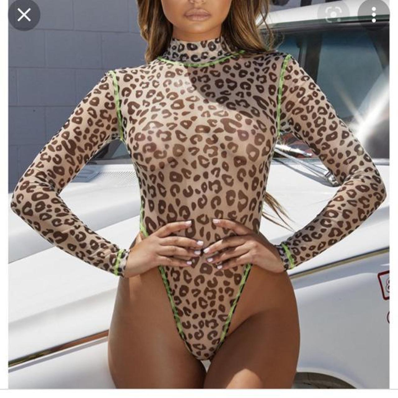 oh polly leopard dress