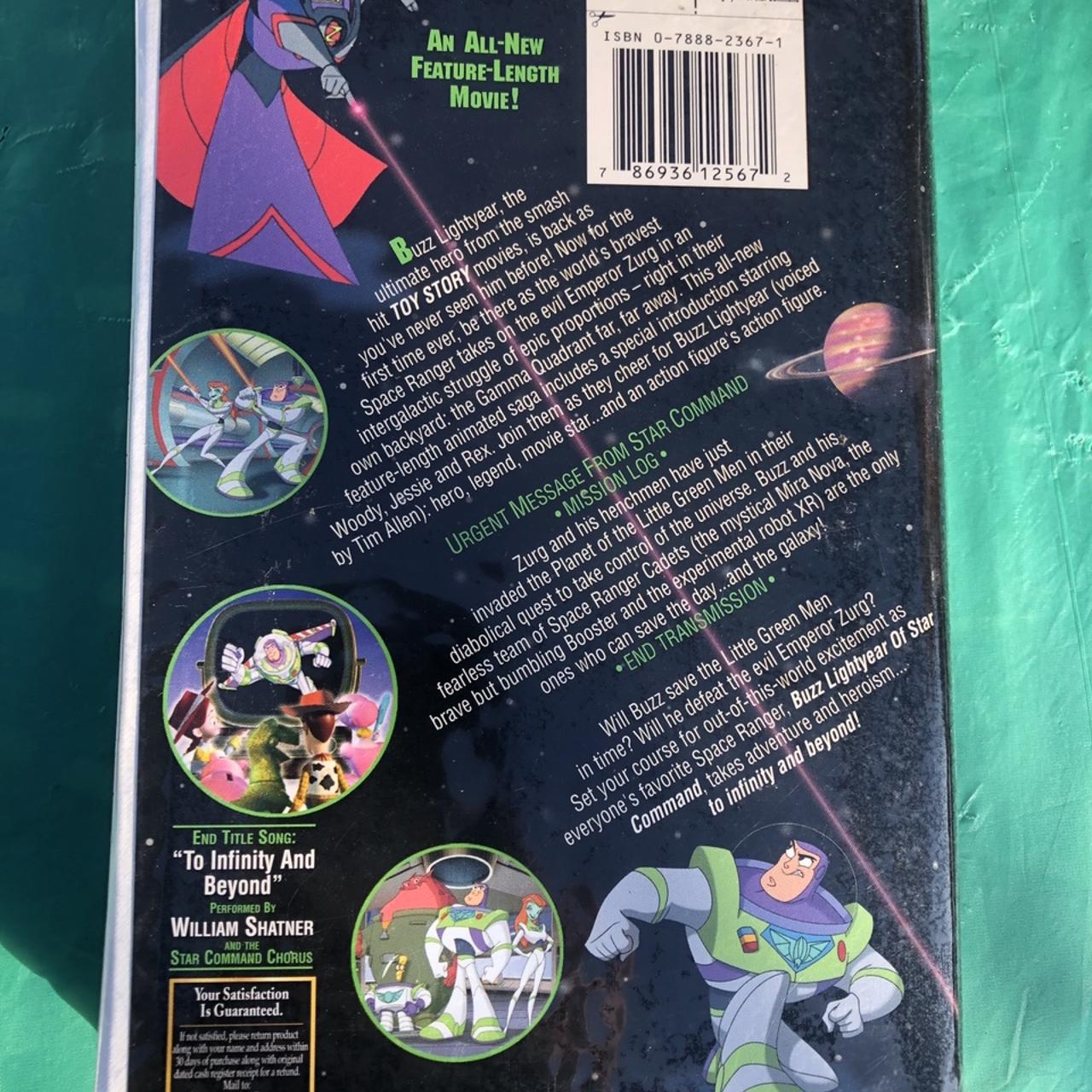 Command The Adventure Begins Vhs Buzz Lightyear Star Command Movie