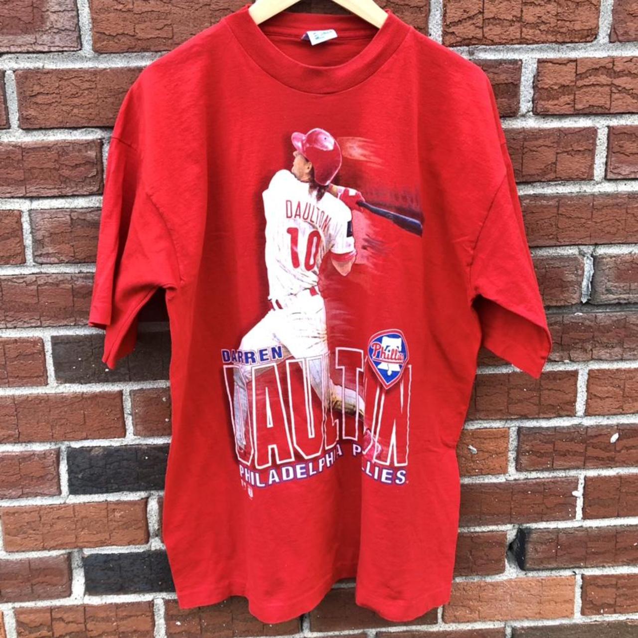 MLB (Salem) - Philadelphia 'Phillies, Darren Daulton' T-Shirt 1993 Large –  Vintage Club Clothing