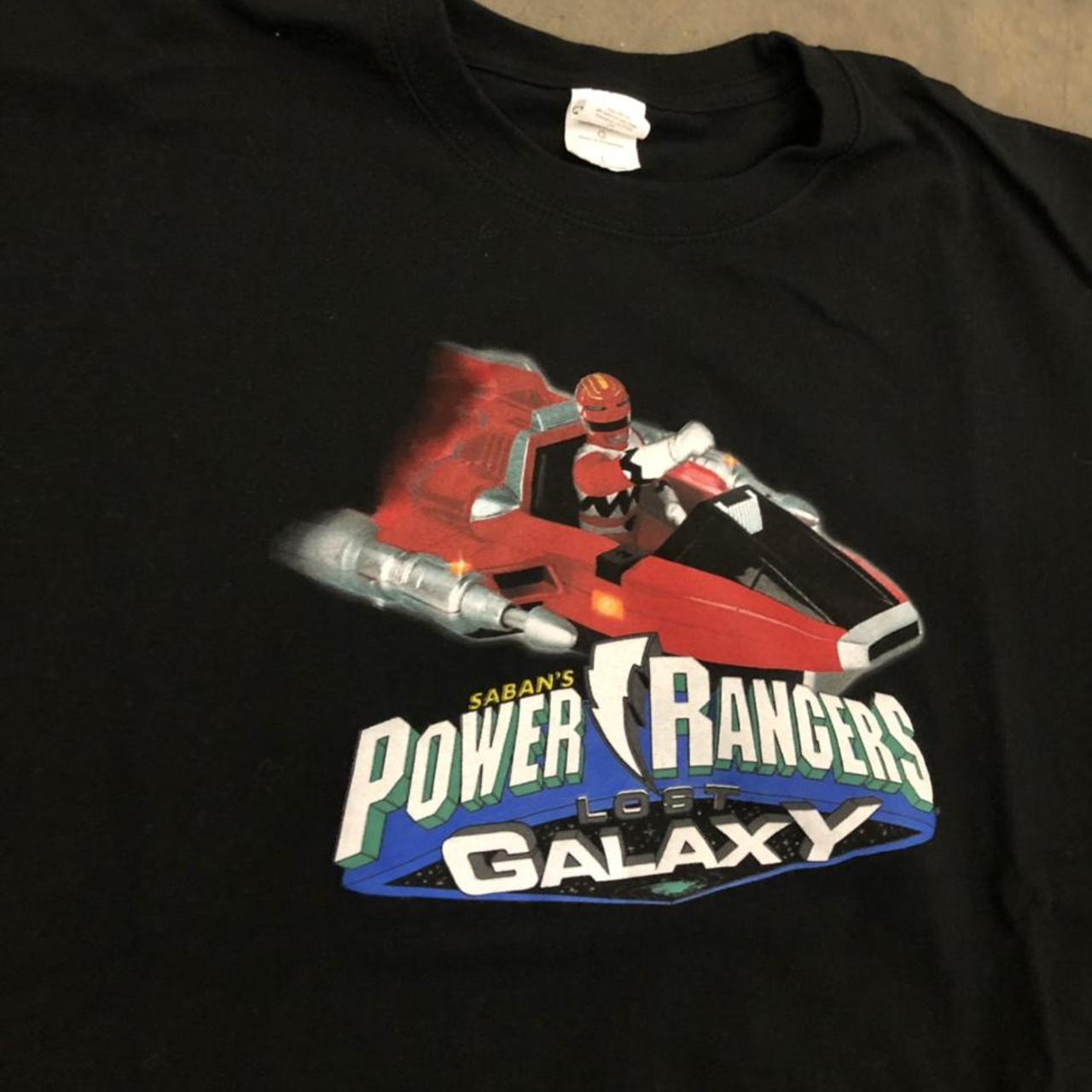 Vintage 1999 Power Rangers Lost Galaxy Boys T - Depop