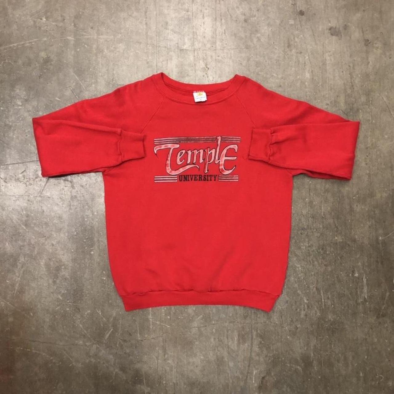 temple university crewneck sweatshirt