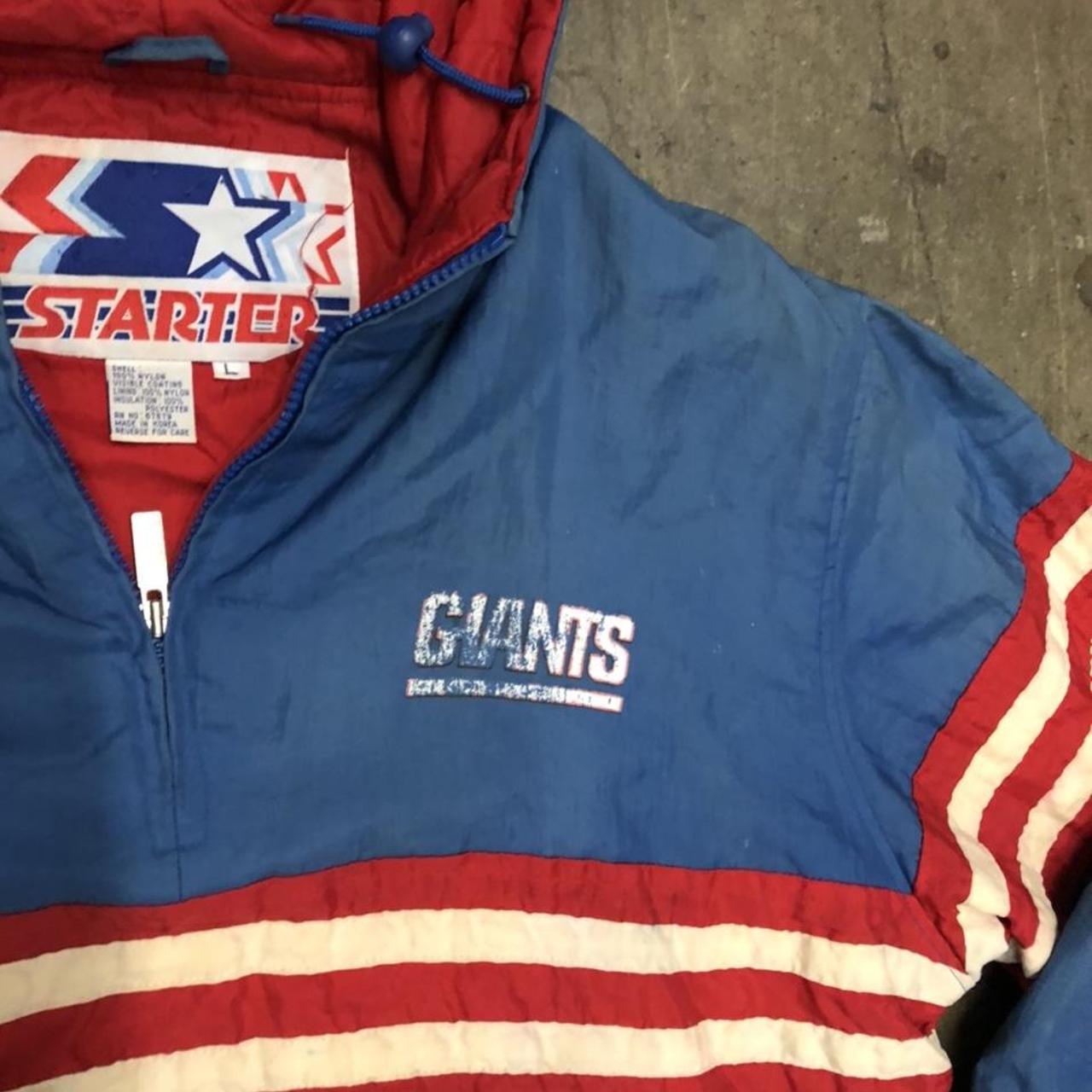 Vintage Starter NFL New York Giants Football Satin - Depop