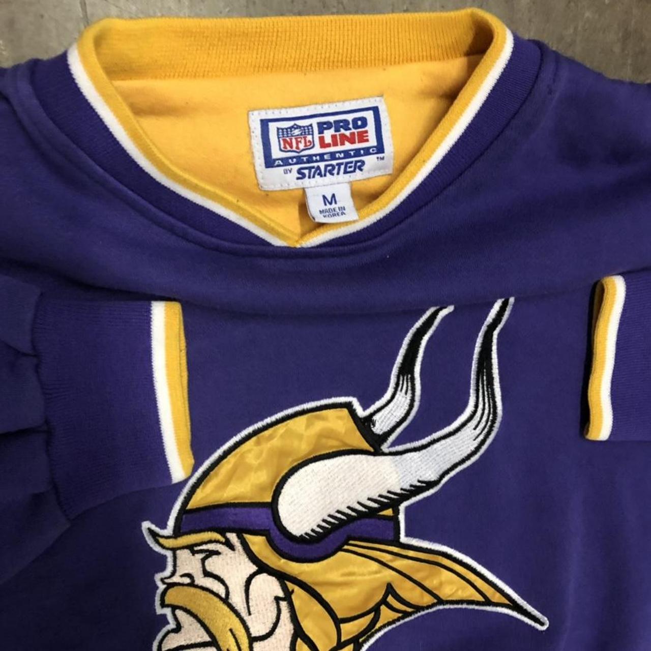 Vintage Minnesota Vikings crew neck sweater •size - Depop