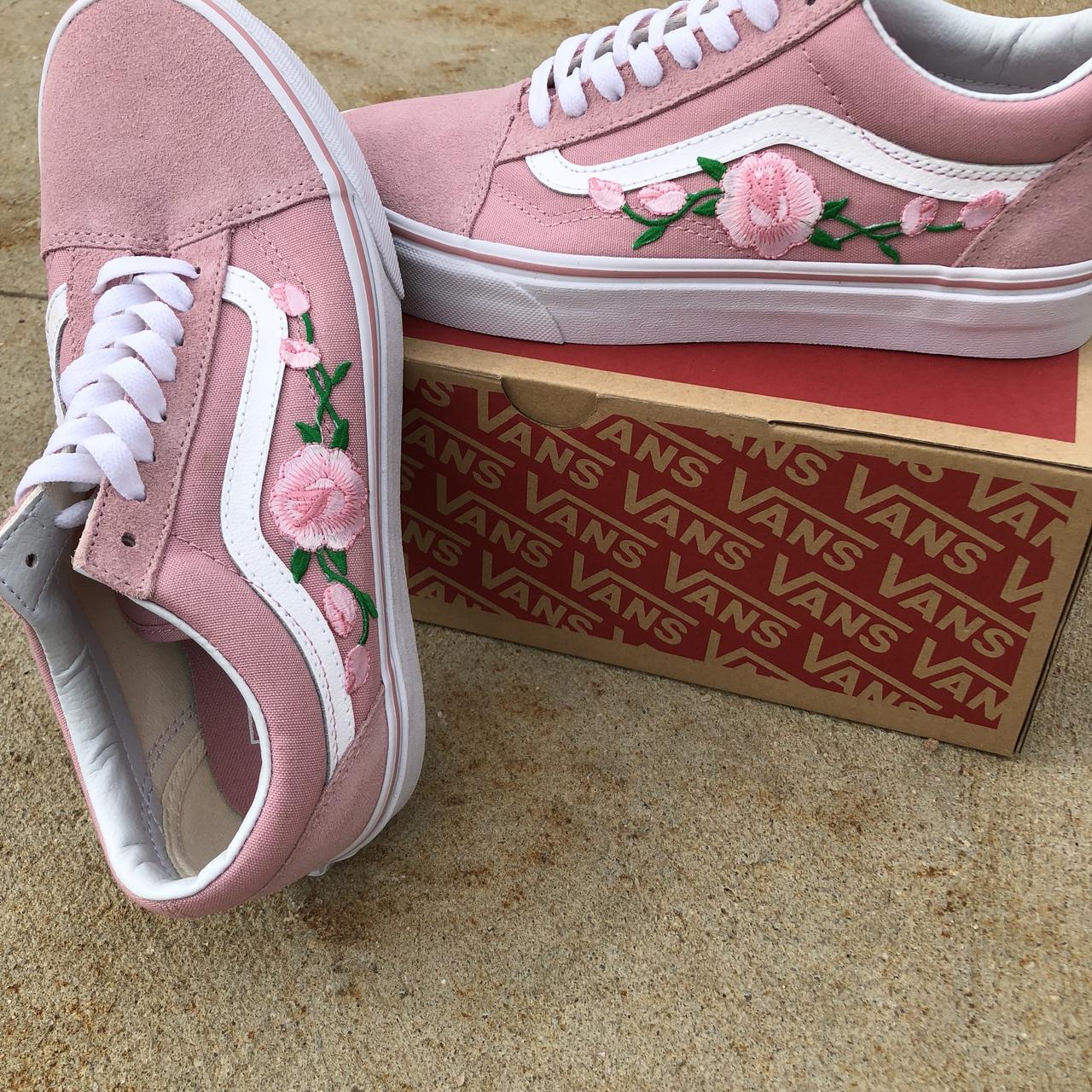 Shoe: Pink Old Vans 100% •... - Depop