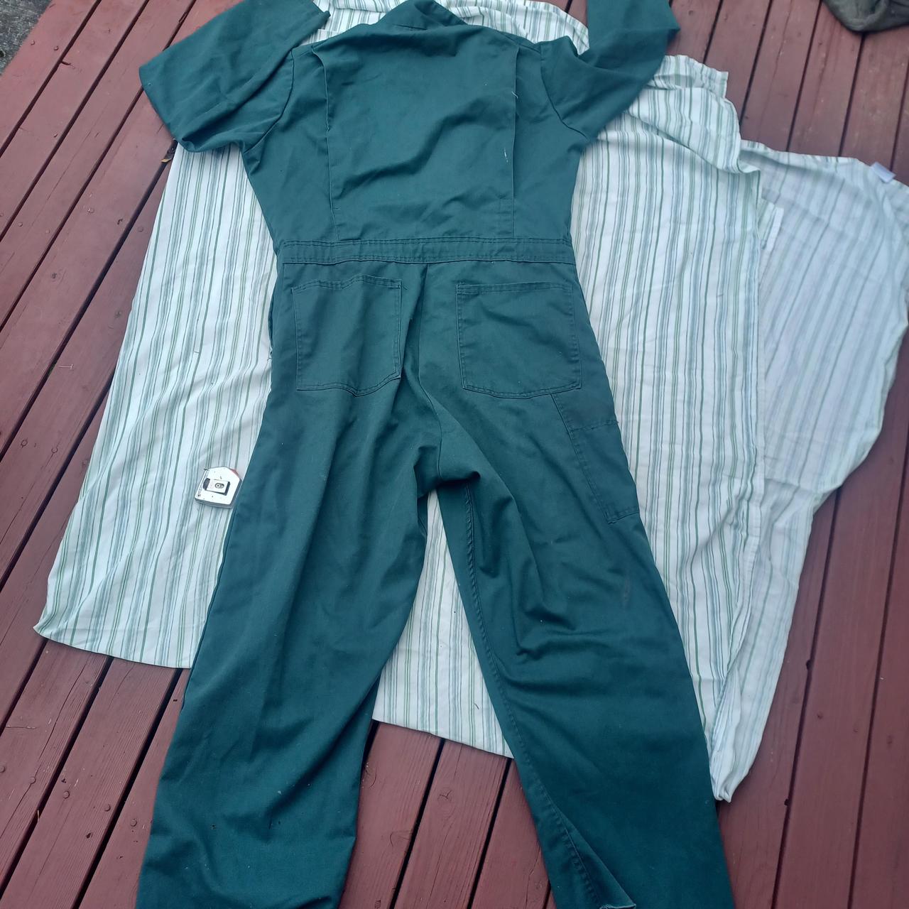 Vintage Universal overall. Great teal color. Some... - Depop