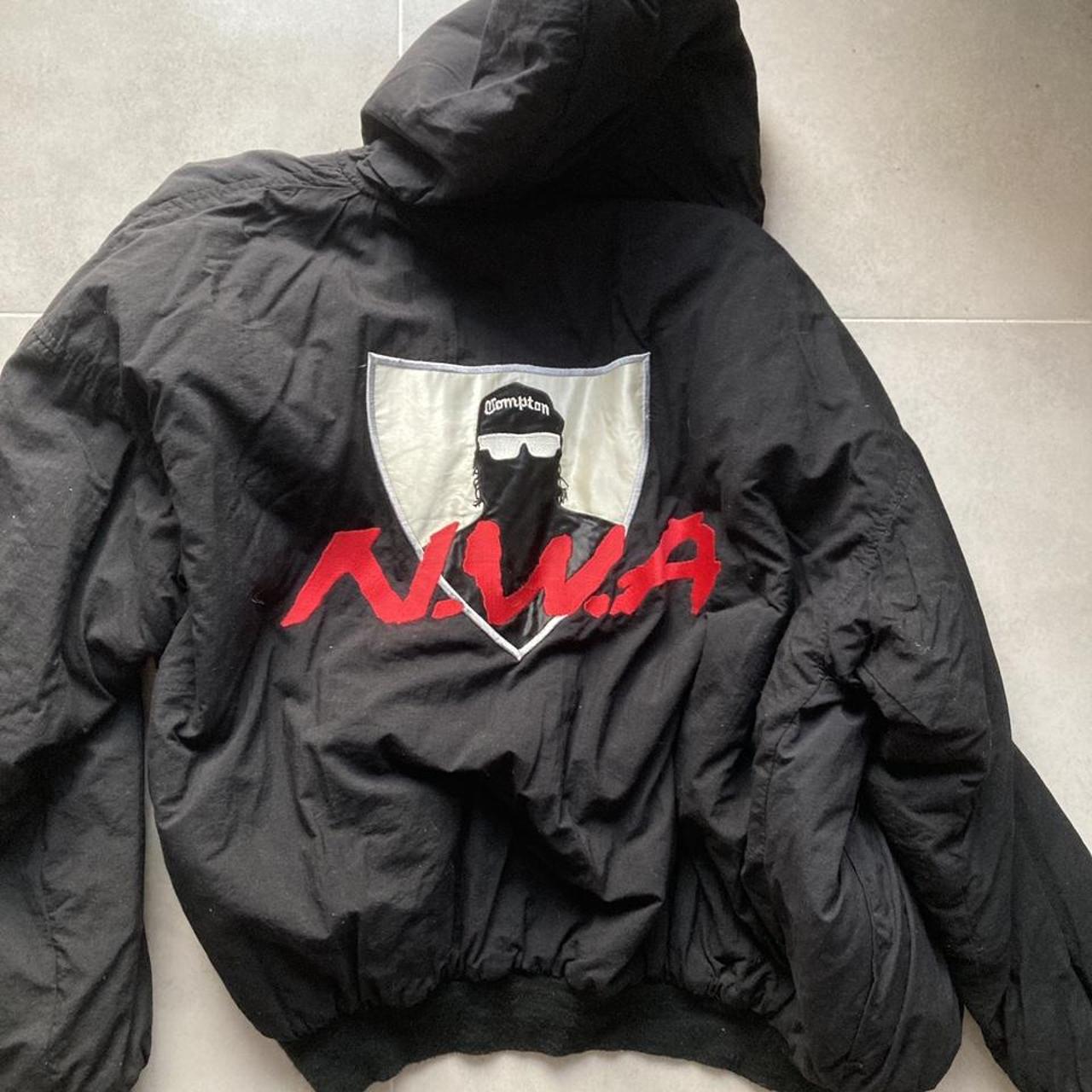 Vintage N.W.A jacket from 1991 in size XXL. Rock... - Depop