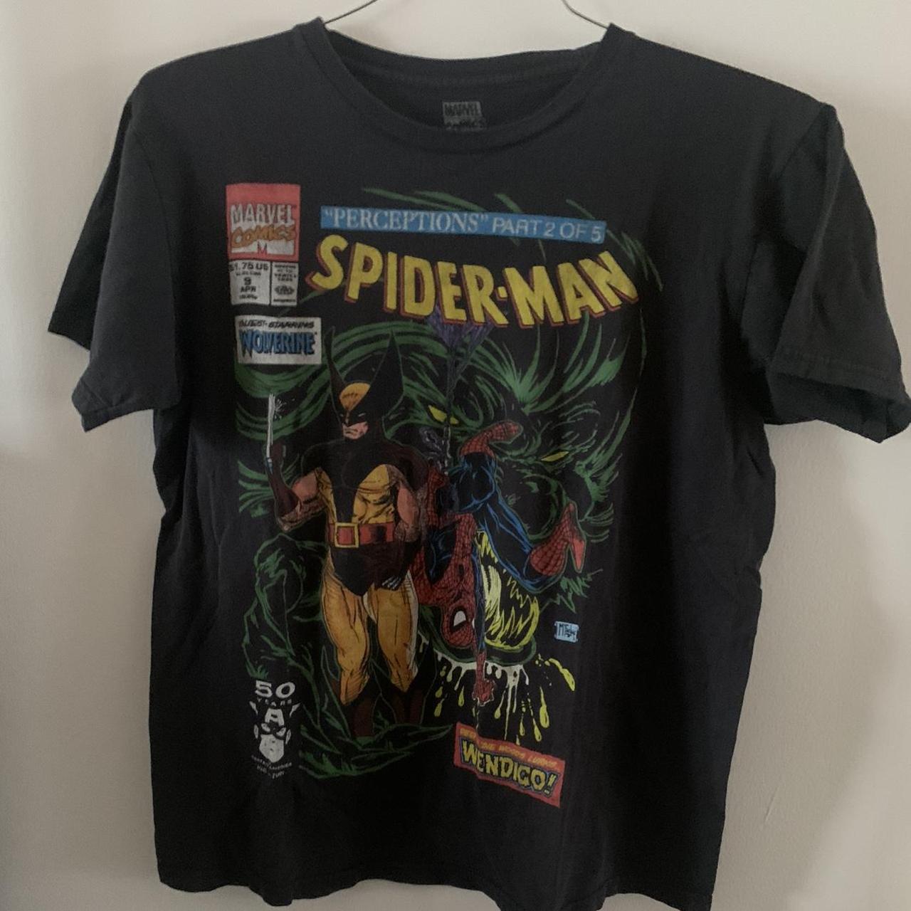 Vintage Spiderman Shirt 9/10 condition size... - Depop