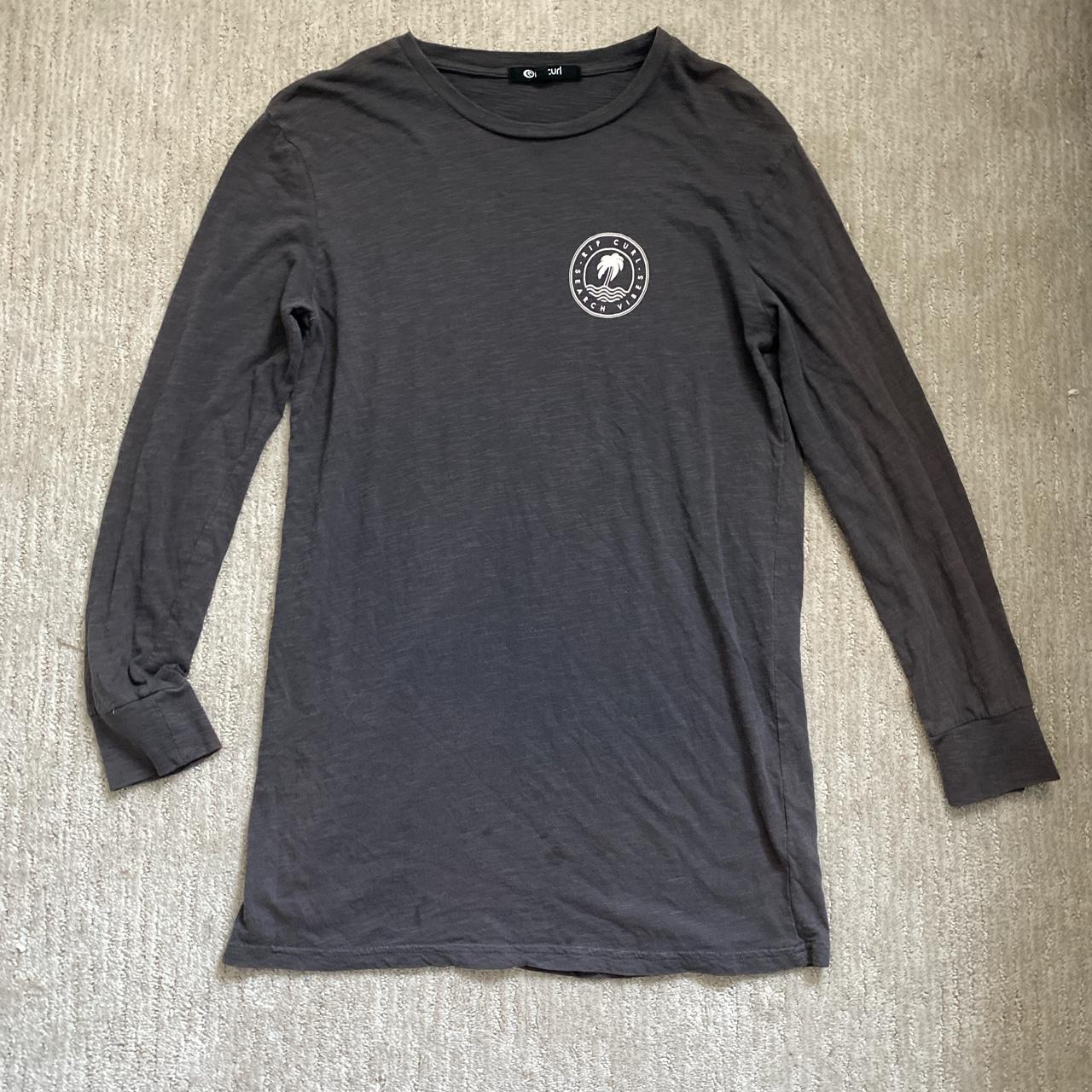 Rip Curl Women's Grey and Silver Shirt | Depop