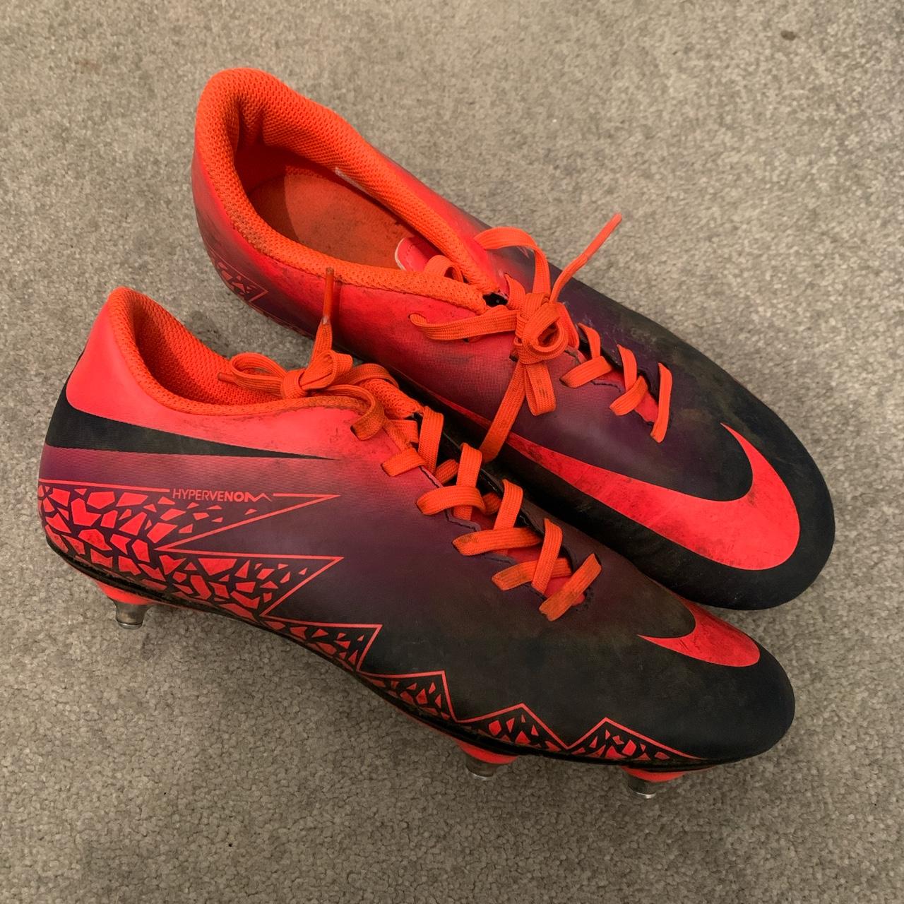 Unisex Nike hypervenom football boots • size 6 • one... Depop