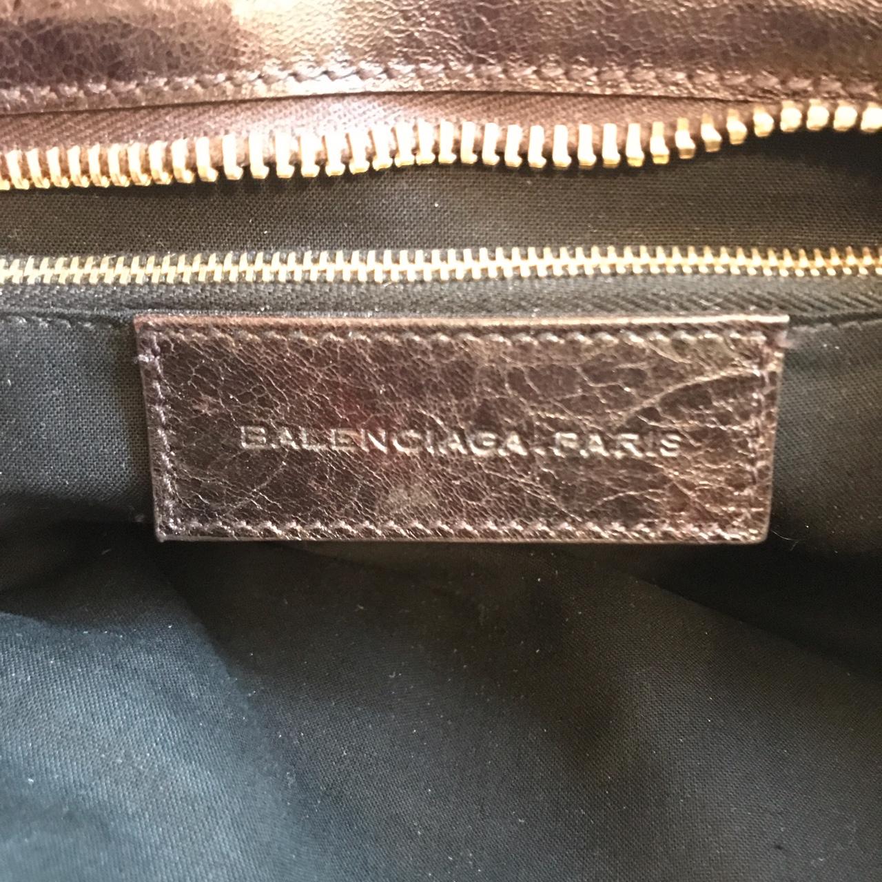 Balenciaga - Classic City Shoulder Bag - Dark brown... - Depop