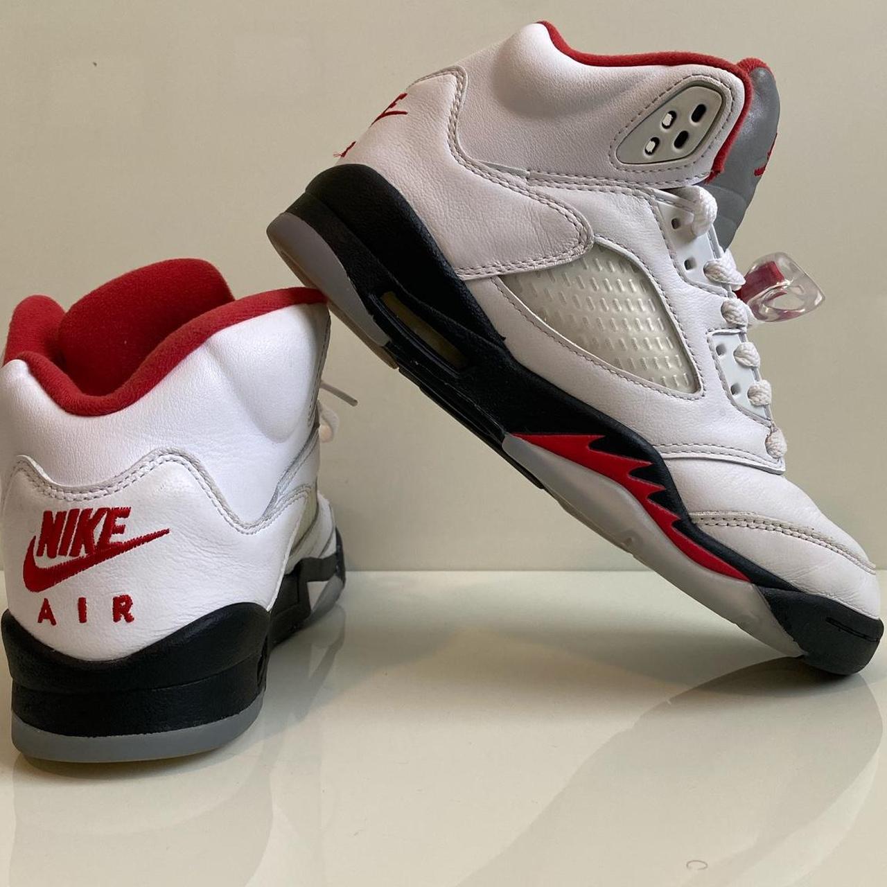 Air Jordan Retro 5 “Fire Red”. Size 4.5y/6 Women’s.... Depop