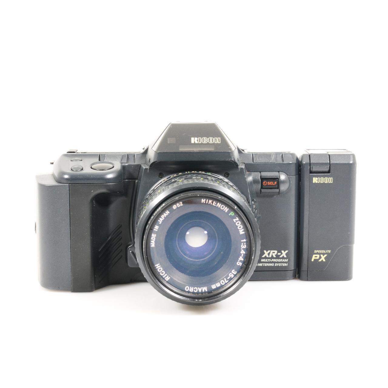 This Ricoh XRX 35mm Film Camera with PX Speedlite + - Depop