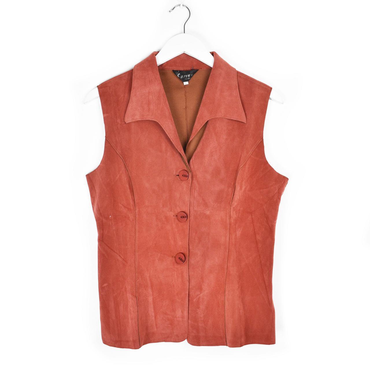 red suede vest