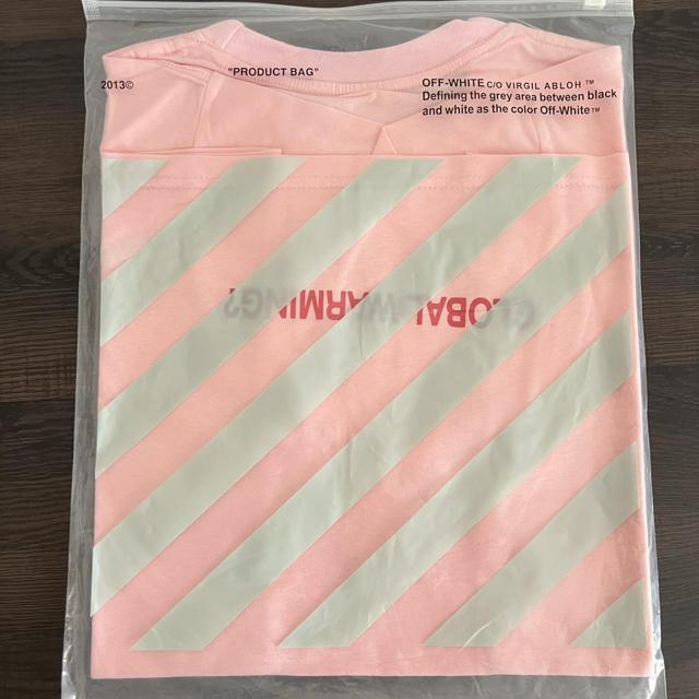 Off white global hot sale warming hoodie pink