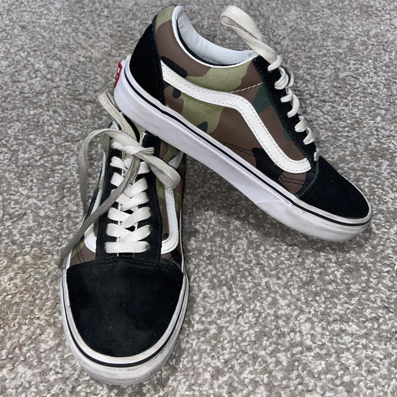 Vans camo hot sale womens