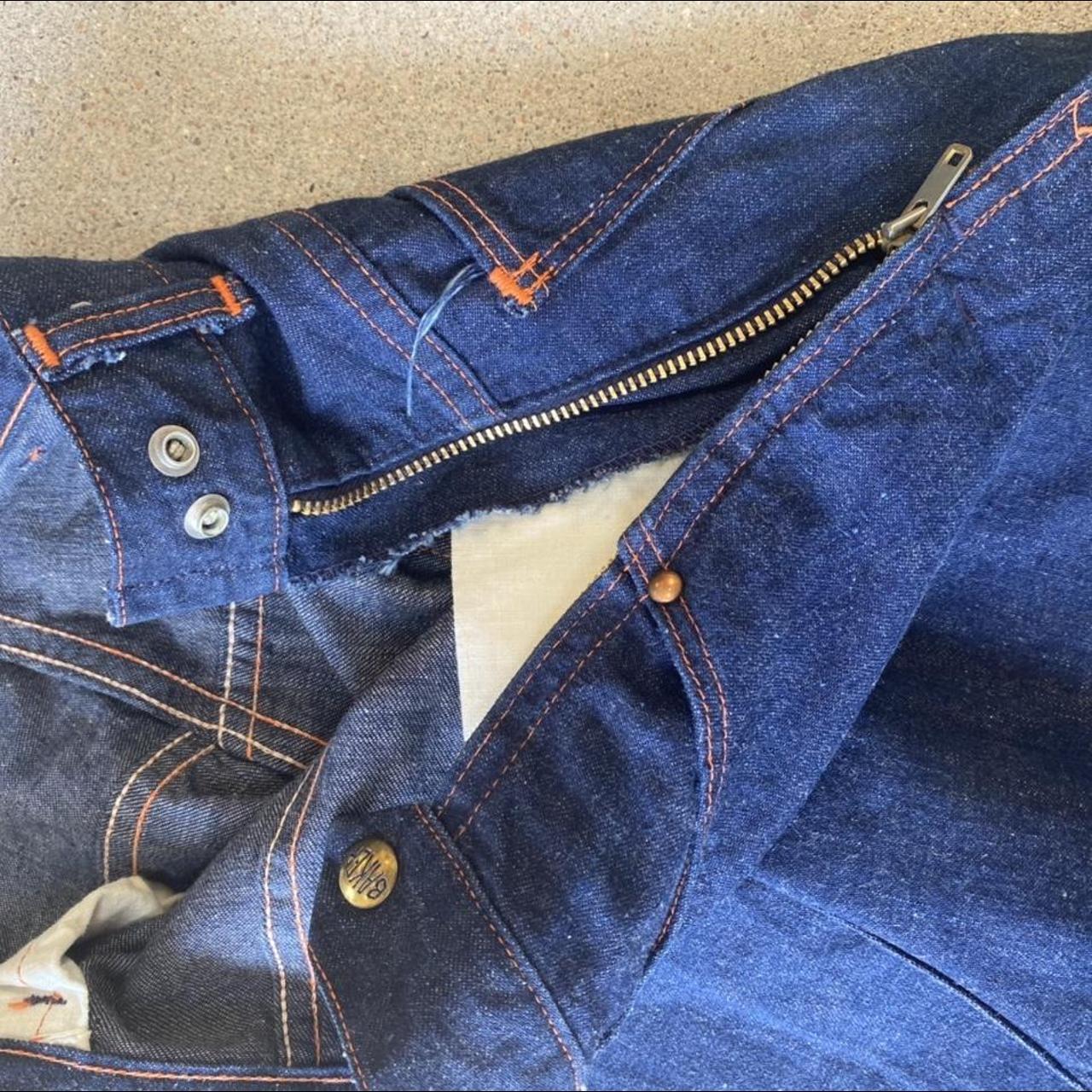 Vintage 1950s Baker Side Zip Jeans 🛠🛠 Super nice... - Depop