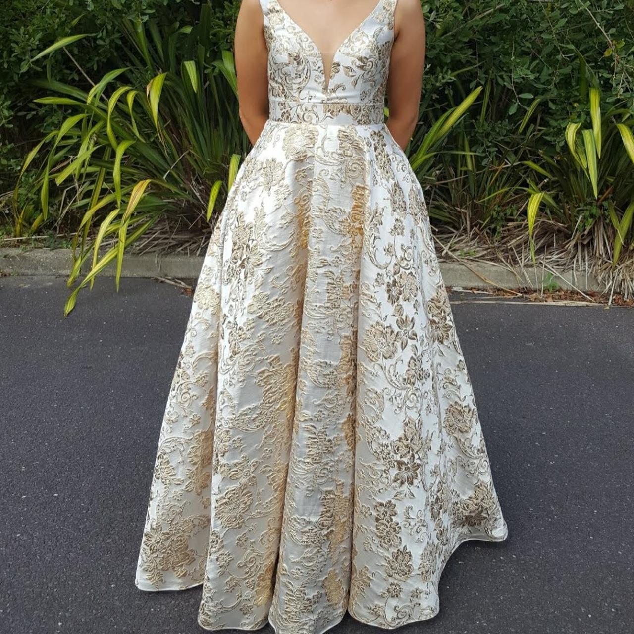 Gold Debs Wedding Dresses Debs Dress From Rosie's Closet Size