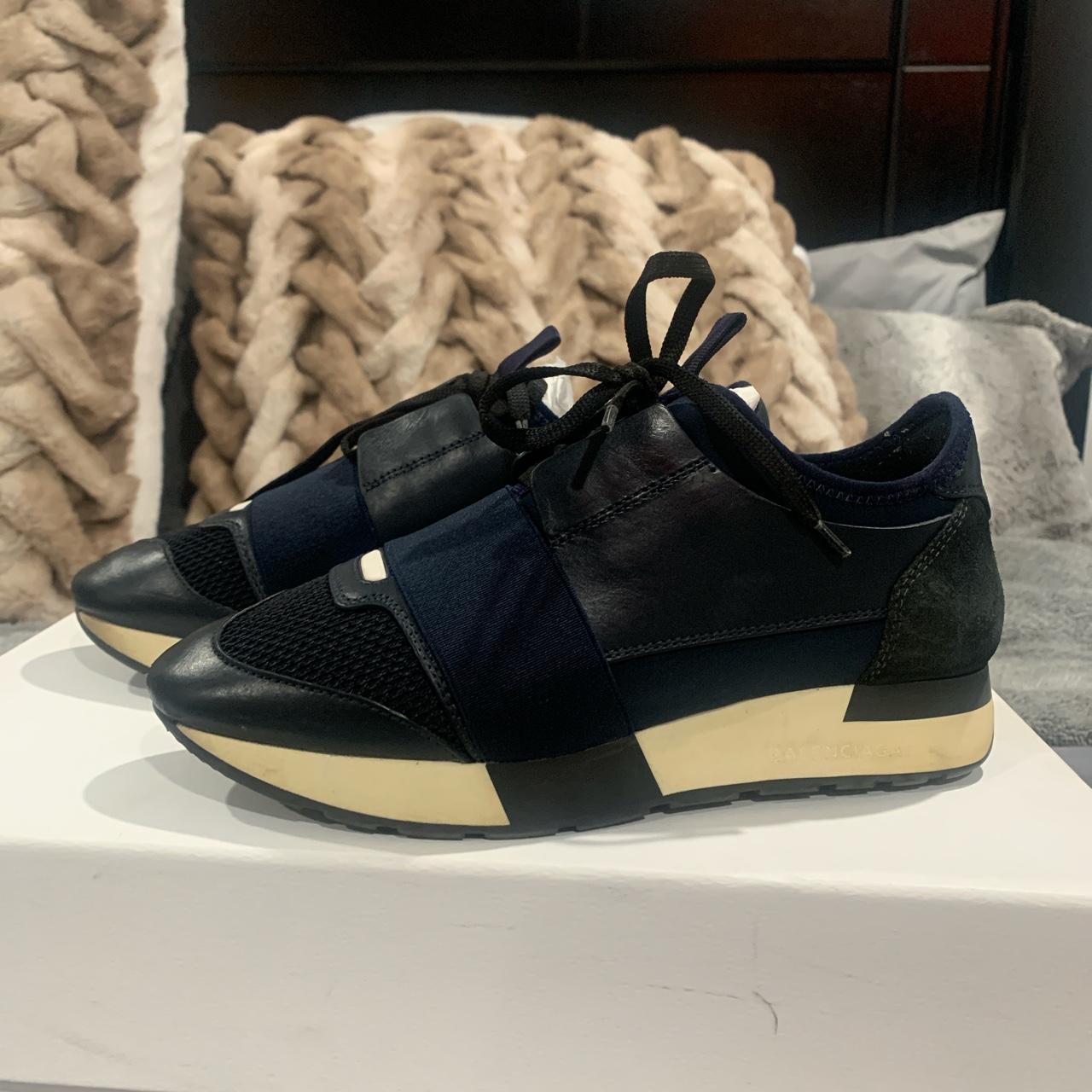 Navy balenciaga race outlet runners