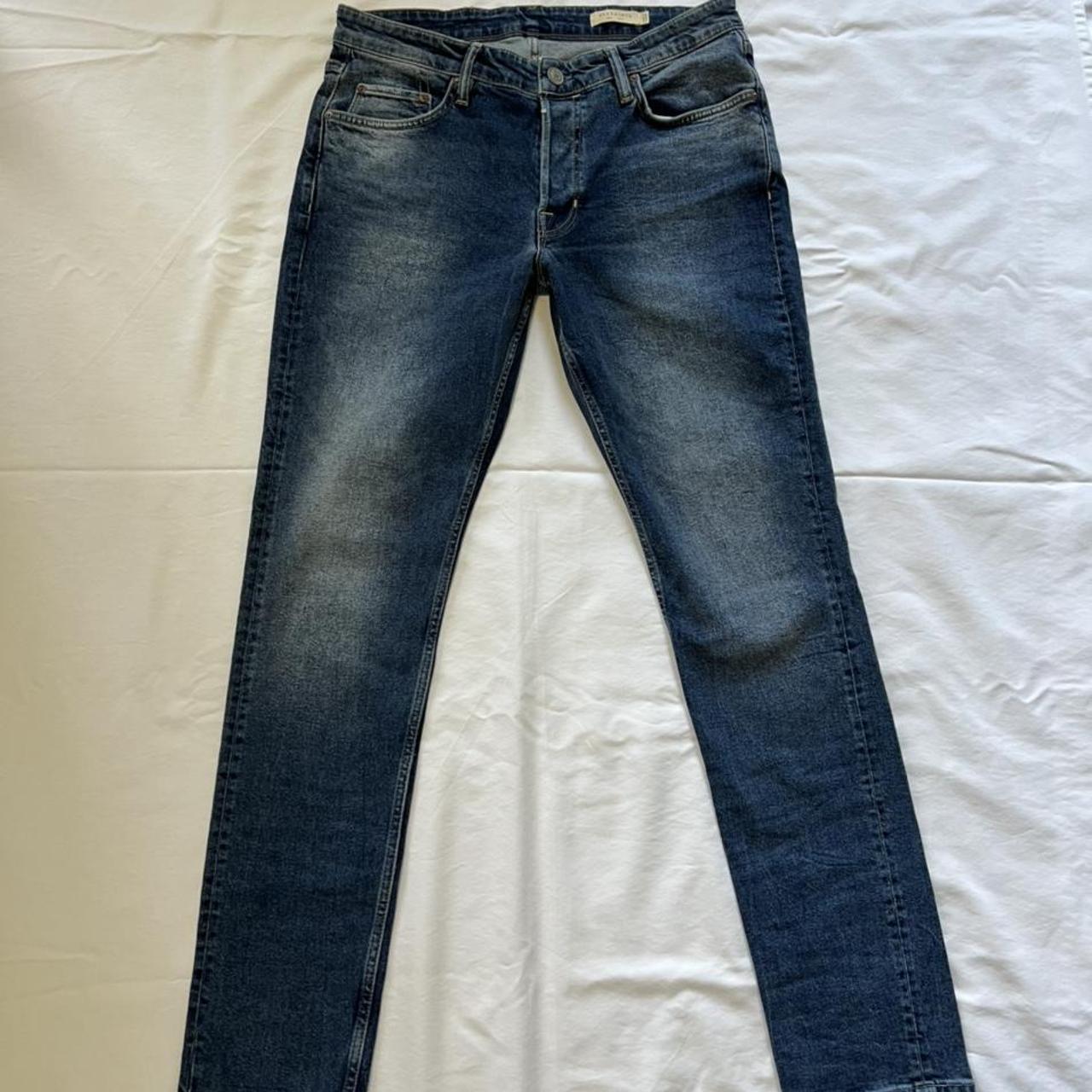 Allsaints Mens Rex Slim Jeans Waist: 33 Inseam:... - Depop