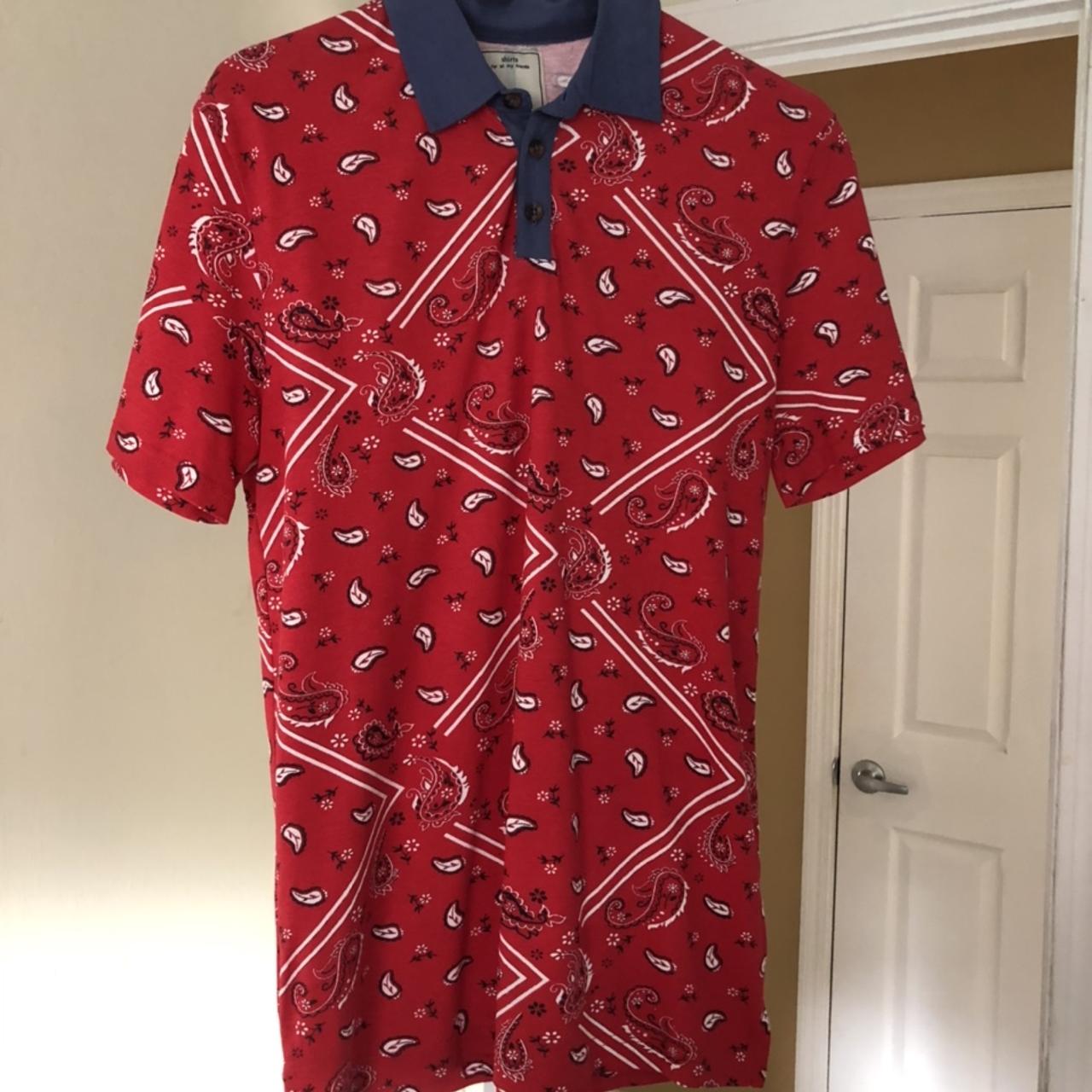 Cotton On Bandana Shirt 100 Authentic Size