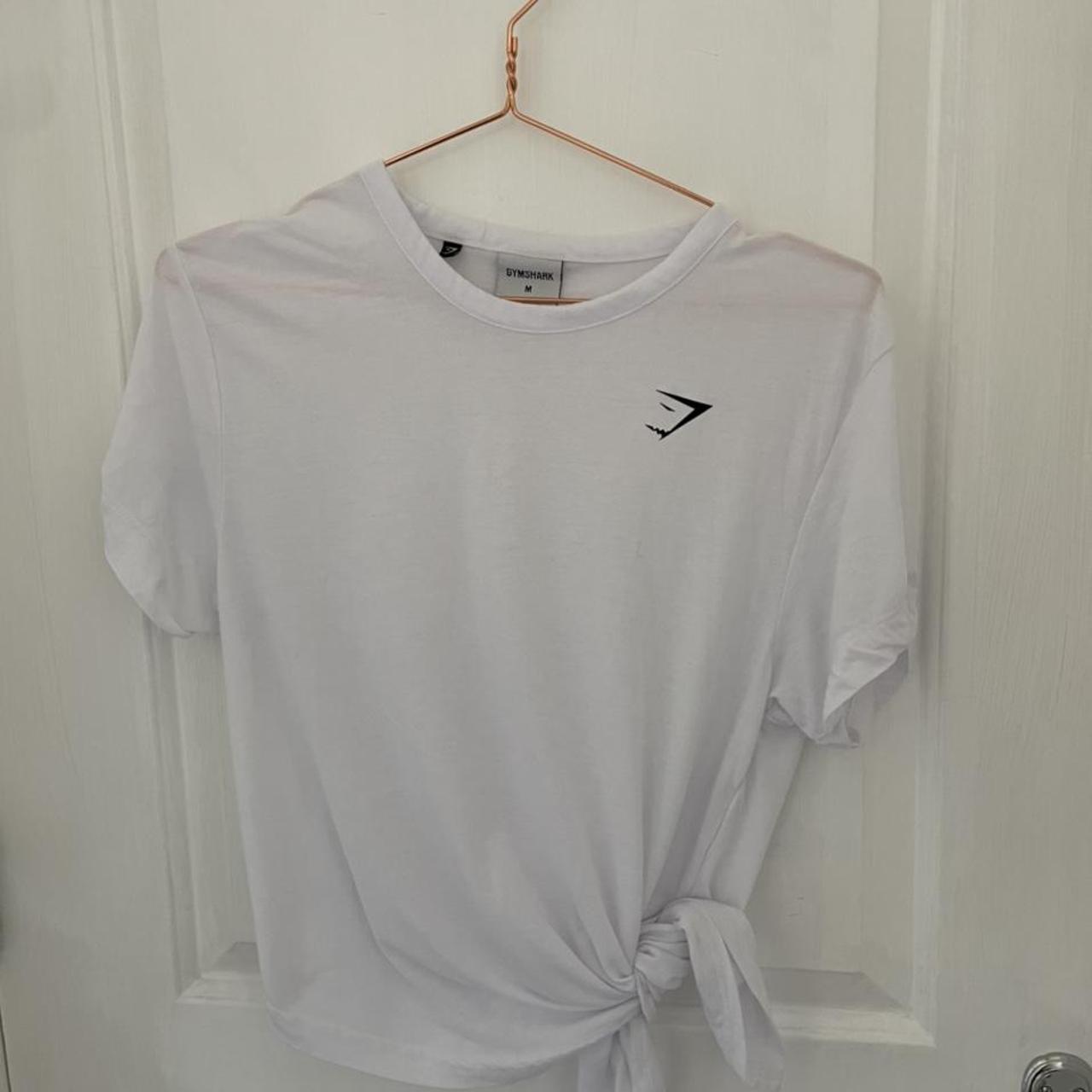 Gymshark Essential Tee, can tie Slight - Depop