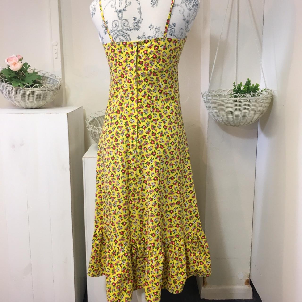Women's Yellow and Red Dress (3)