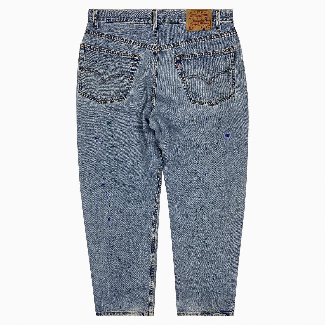 levis paint splatter jeans