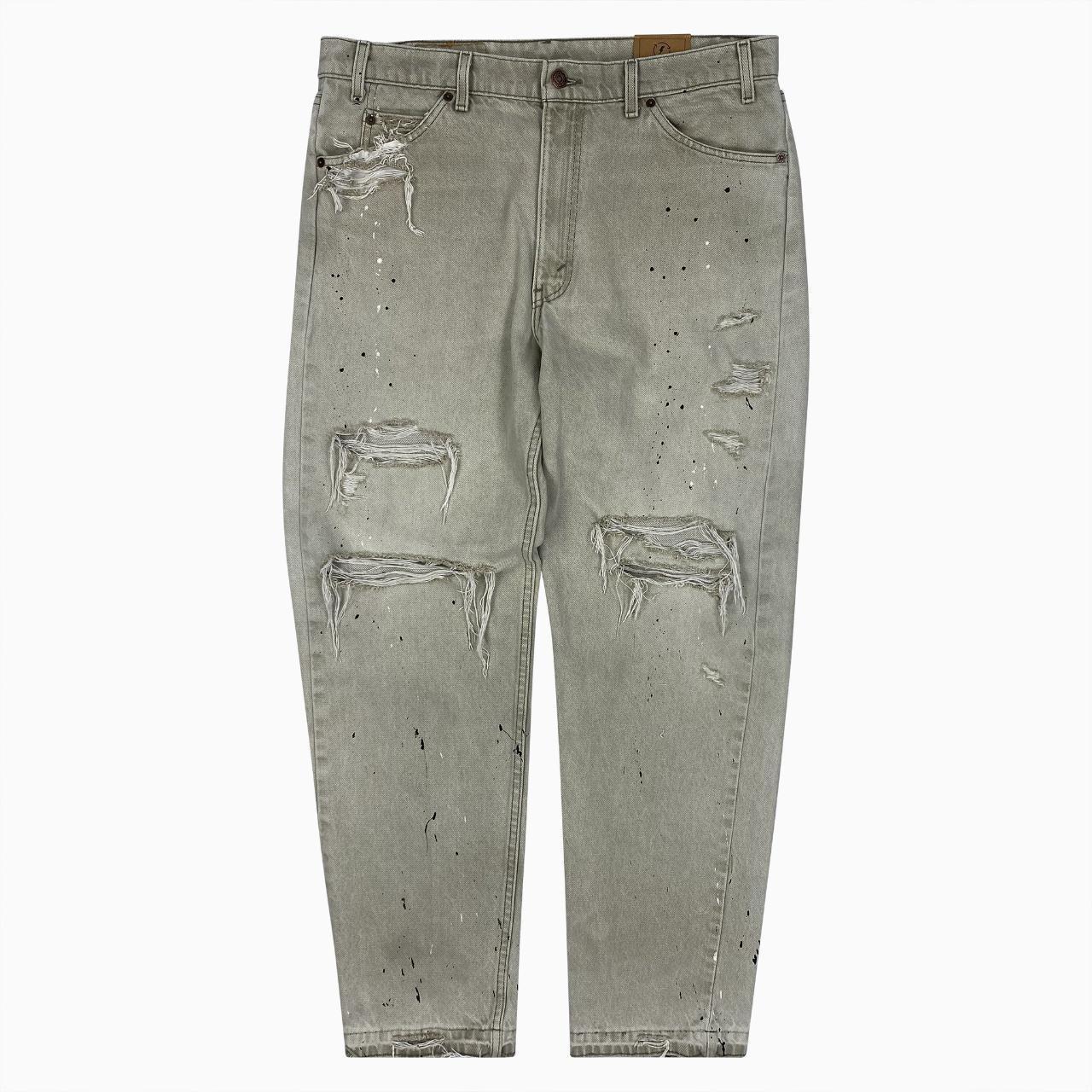 levis paint splatter jeans