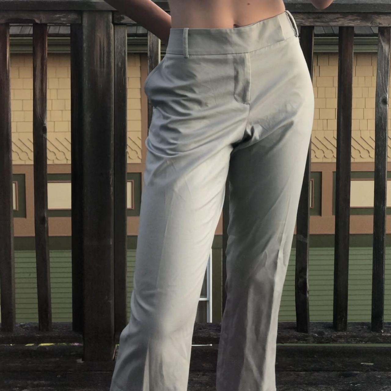 GREY WORK PANTS!!! SO CUTE!!! I think pants like... - Depop