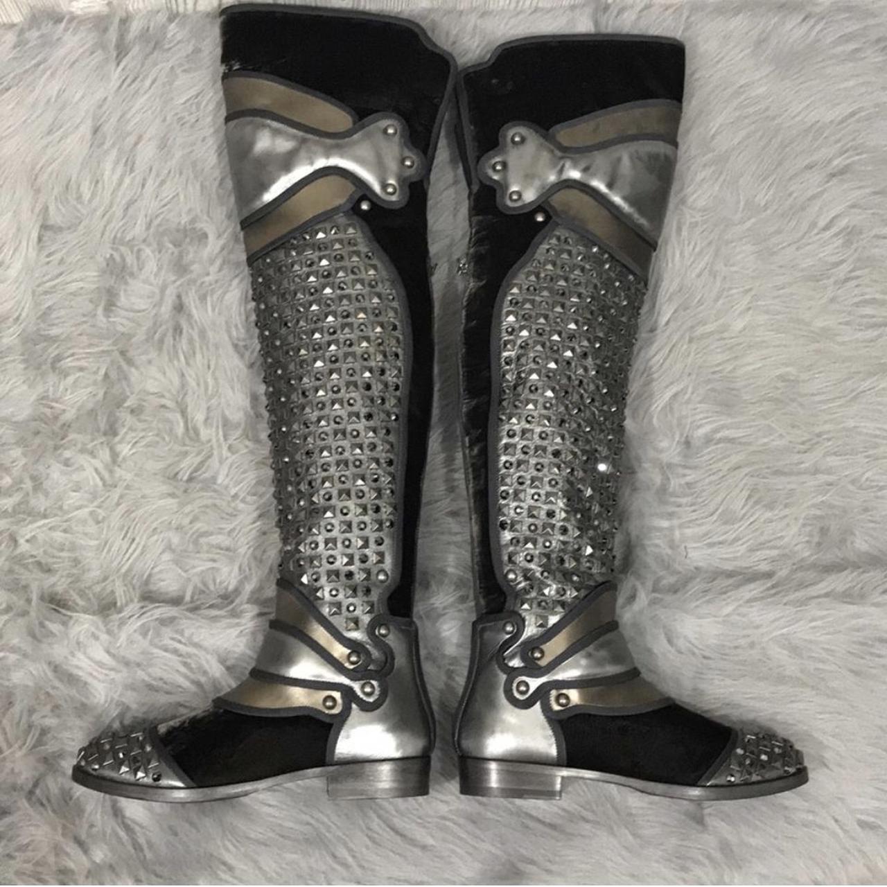 dolce and gabbana runway boots