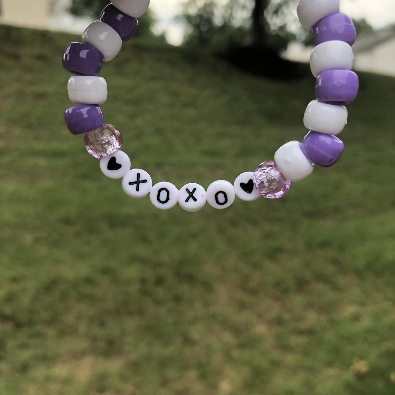 xoxo themed bracelet 💜 hugs and kisses ! 💜 HIGH... - Depop