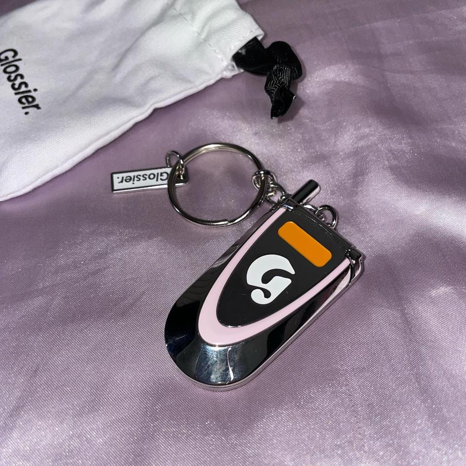 Glossier LA cellphone keychain 💕open to offers - Depop