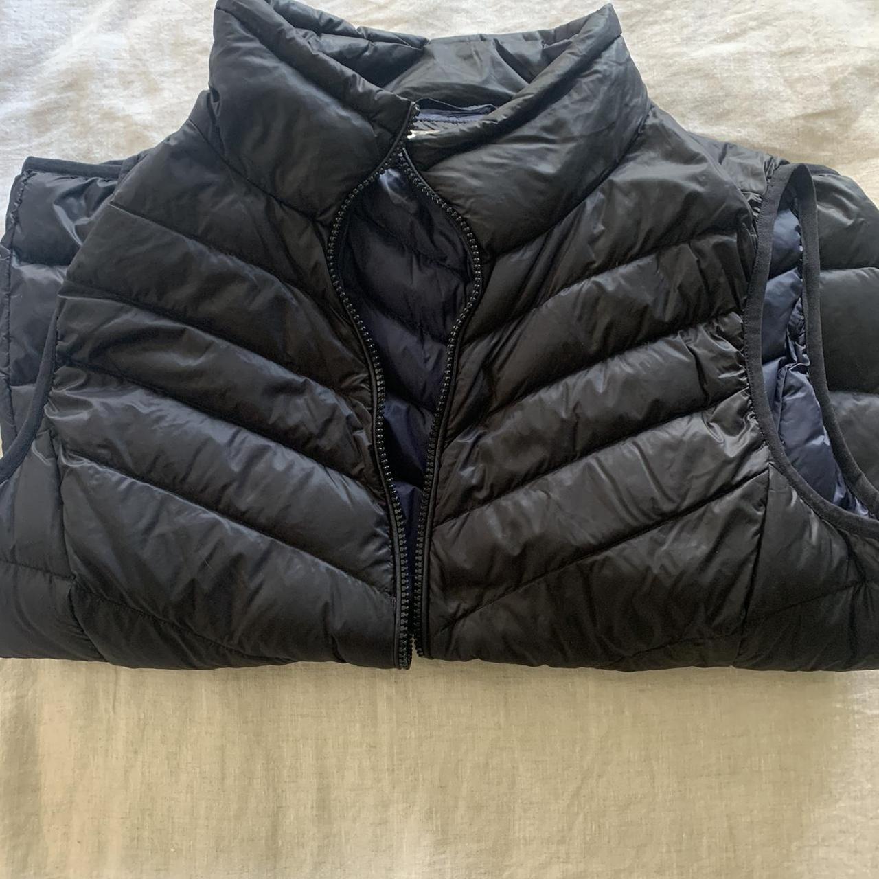 Cute puffer vest not sure what size but would fit a... - Depop
