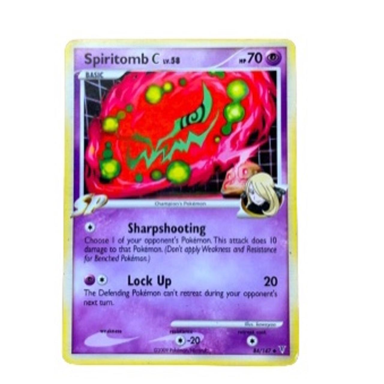 Alright so I found this spiritomb card and it has golden text is this fake  or a real card : r/PokemonTCG