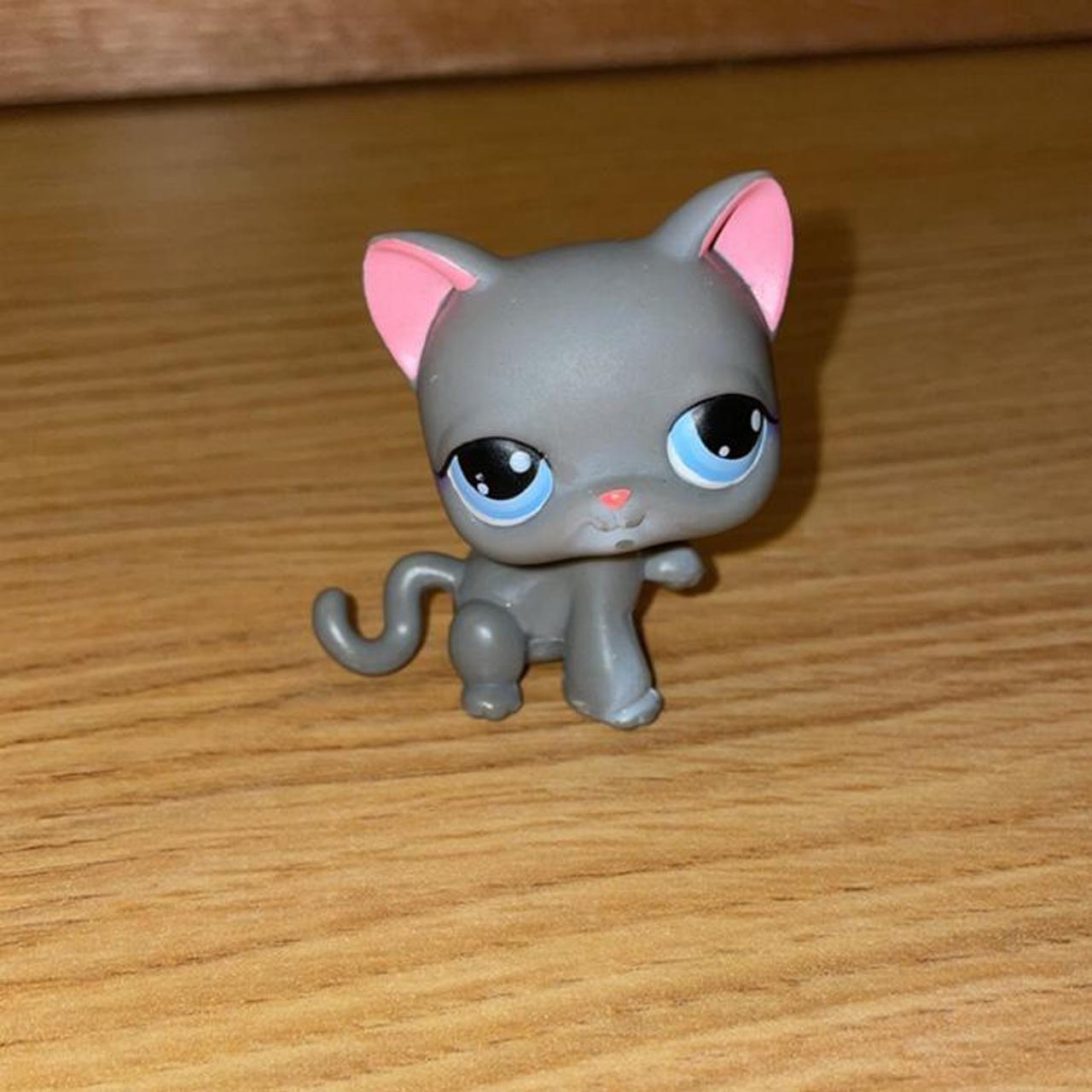 Lps 246 Lps Grey Shorthair Cat Littlest Pet Shop Lps Shorthair Cat