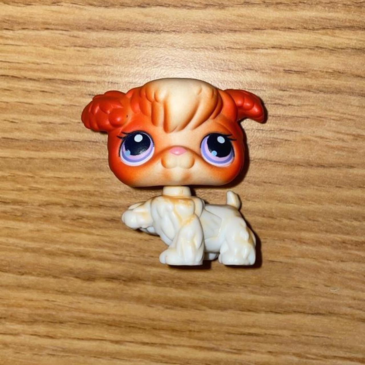 ✿ littlest pet shop 37 orange brown white Depop