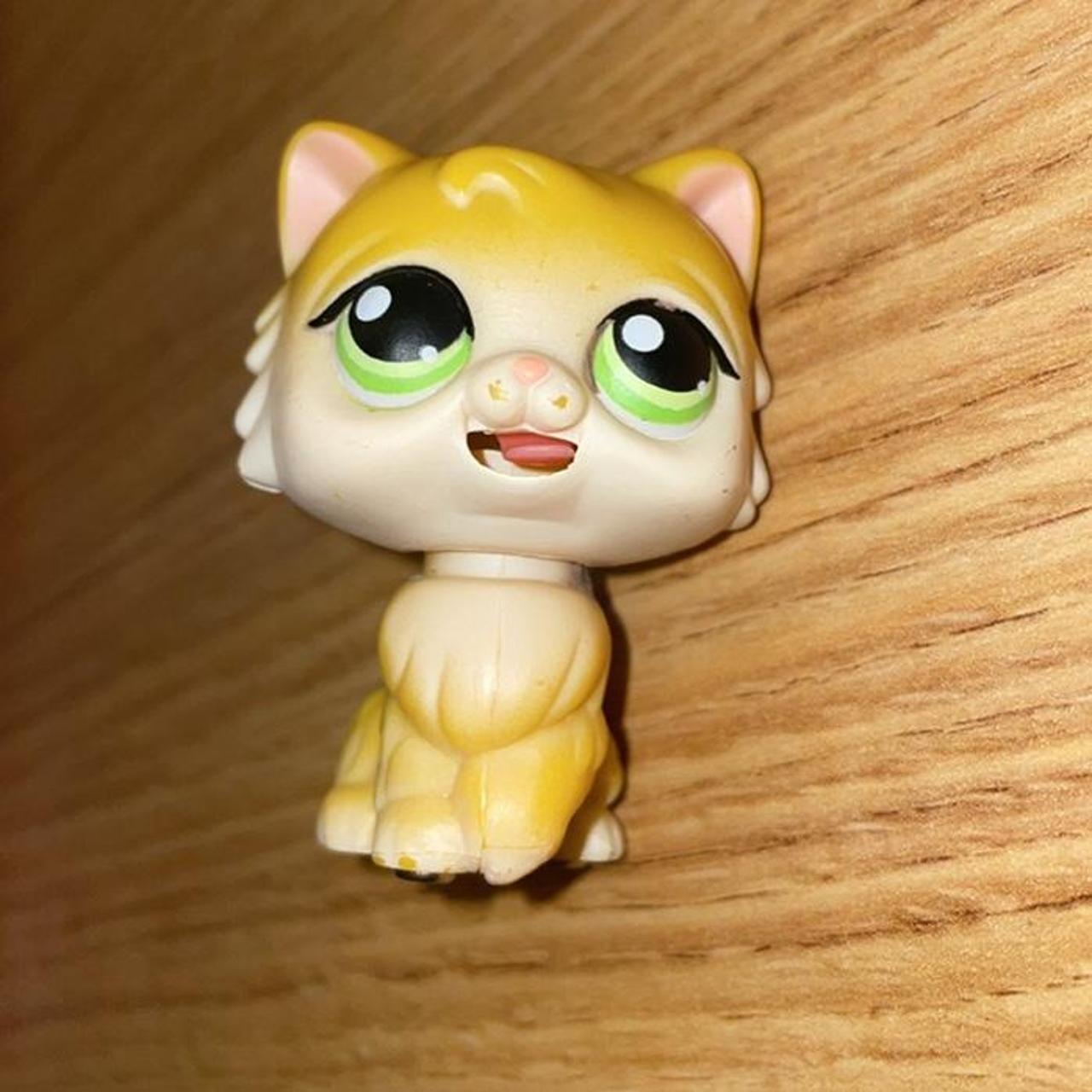 littlest pet shop yellow & white magic motion... Depop