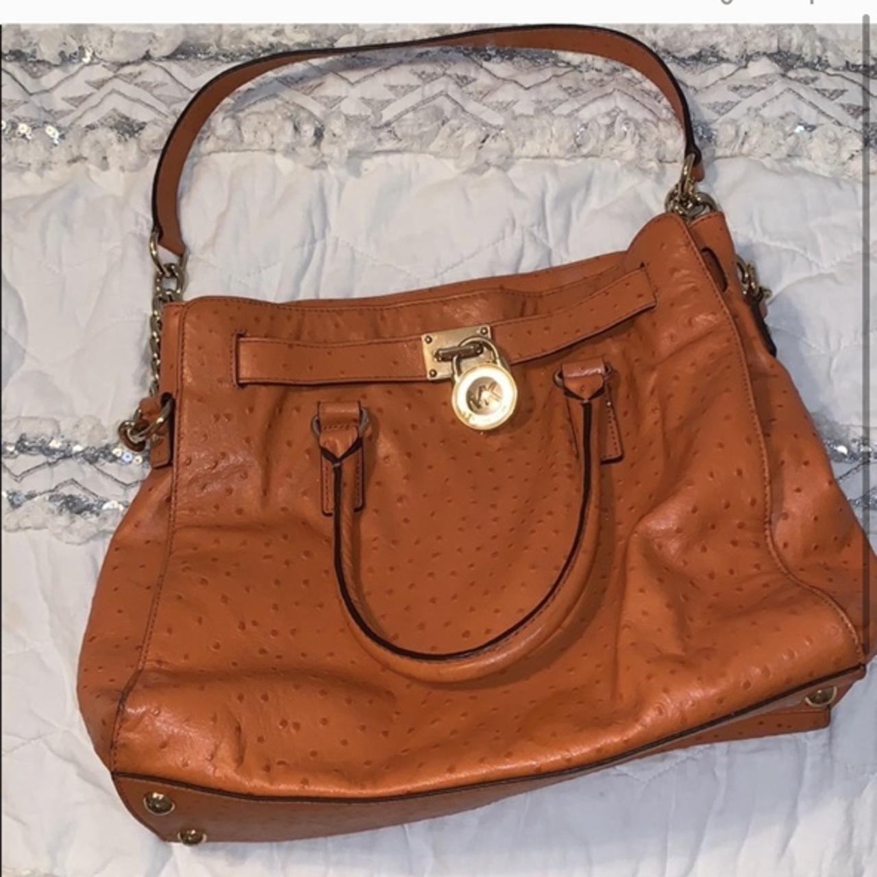 Mk on sale ostrich bag