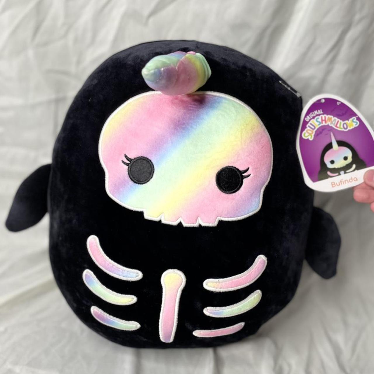 16” Bufinda Squishmallow spooky narwhal... - Depop