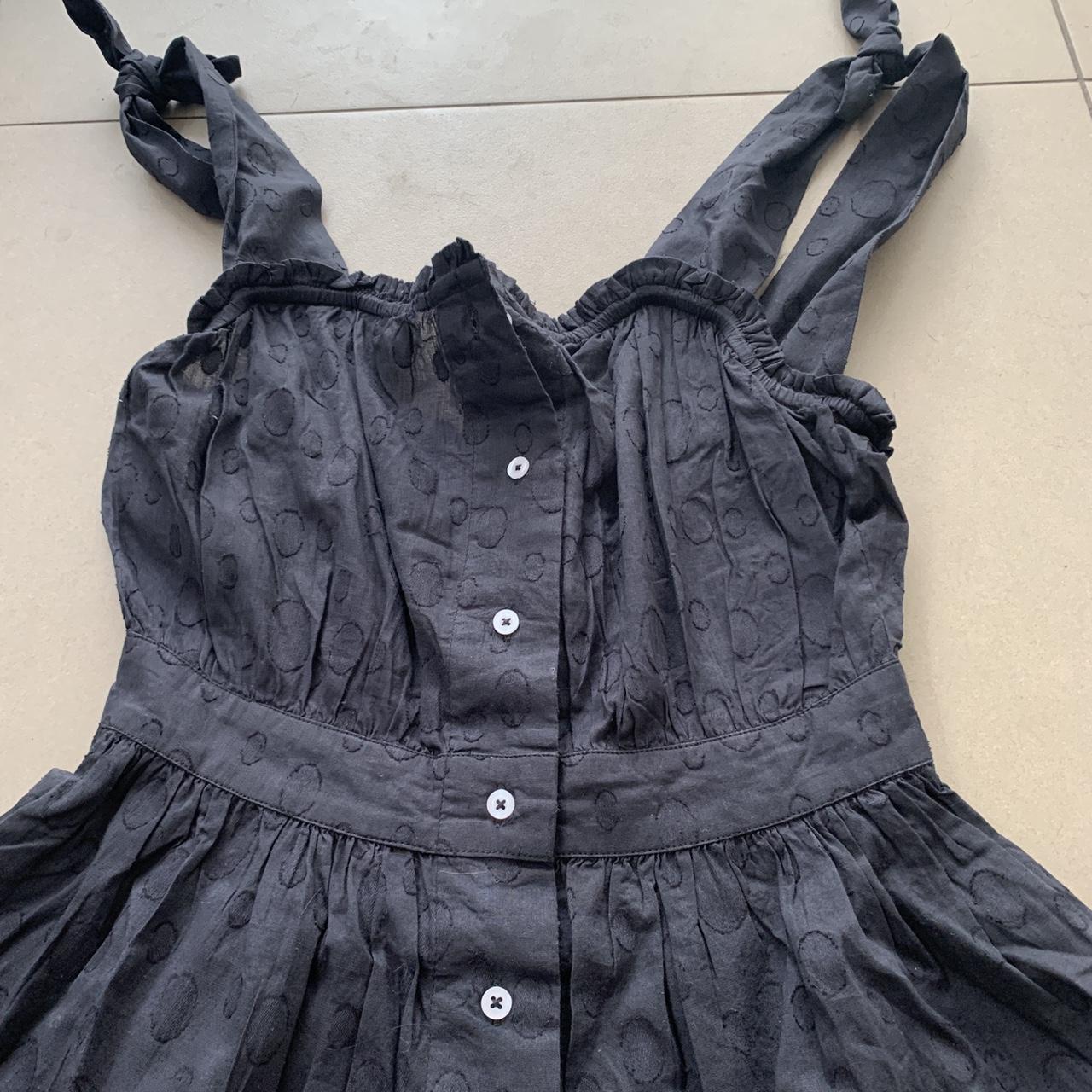 Wiggy Kit 1950’s cotton jacquard black playsuit.... - Depop