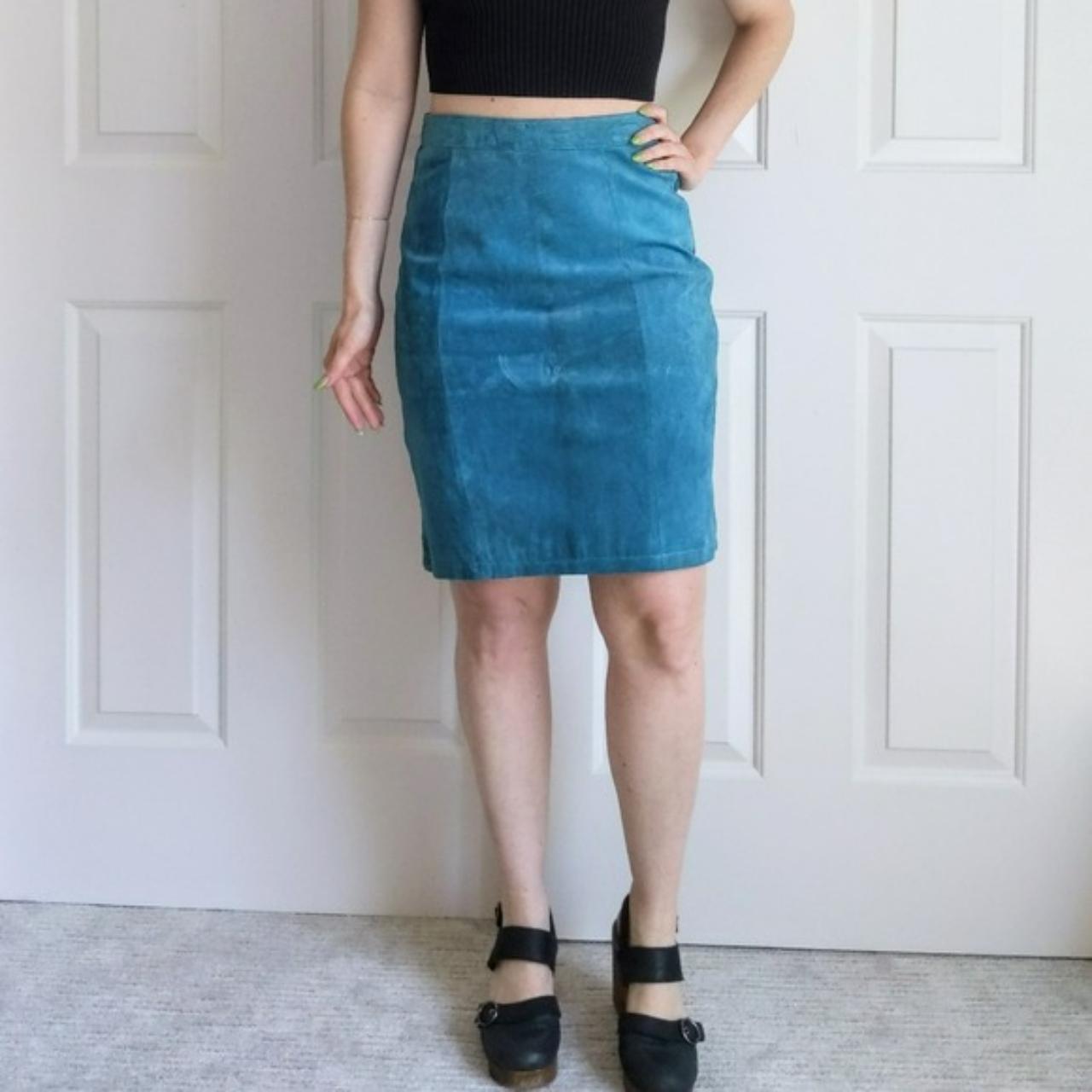 Cute short high waisted pencil mini skirt in a... - Depop
