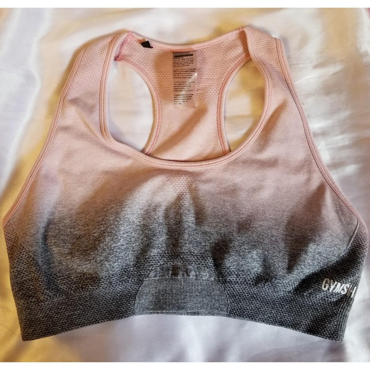 Gymshark Legacy Sports Bra in Peach Women's Size - Depop