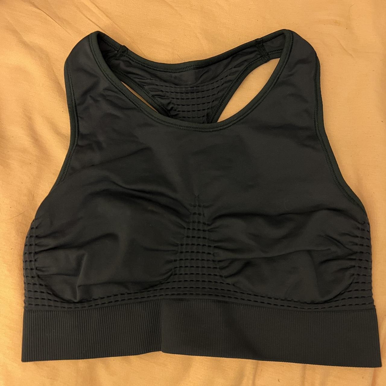 Sweaty Betty Women's Navy Bra | Depop