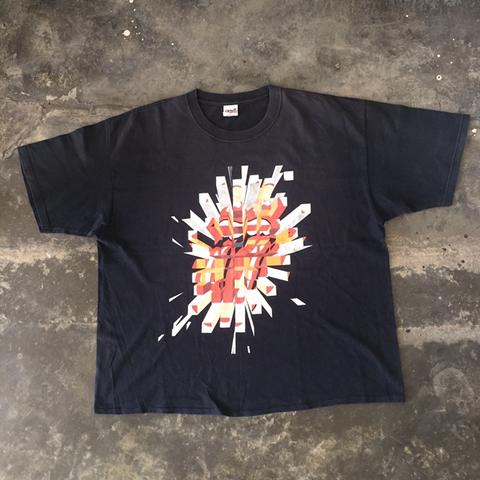 Suede Japan Tour 1997 Tee. Navy Blue Tee, Screen | Depop